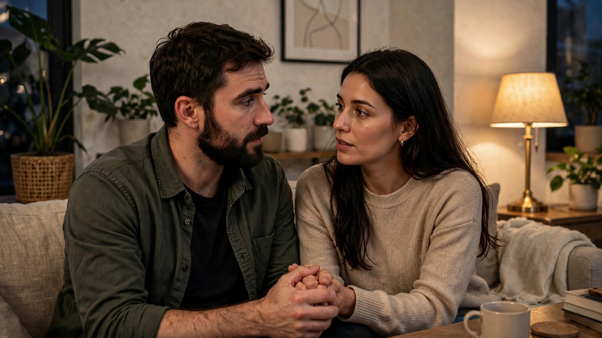 how to fix a broken relationship couple talking natural mobile photo