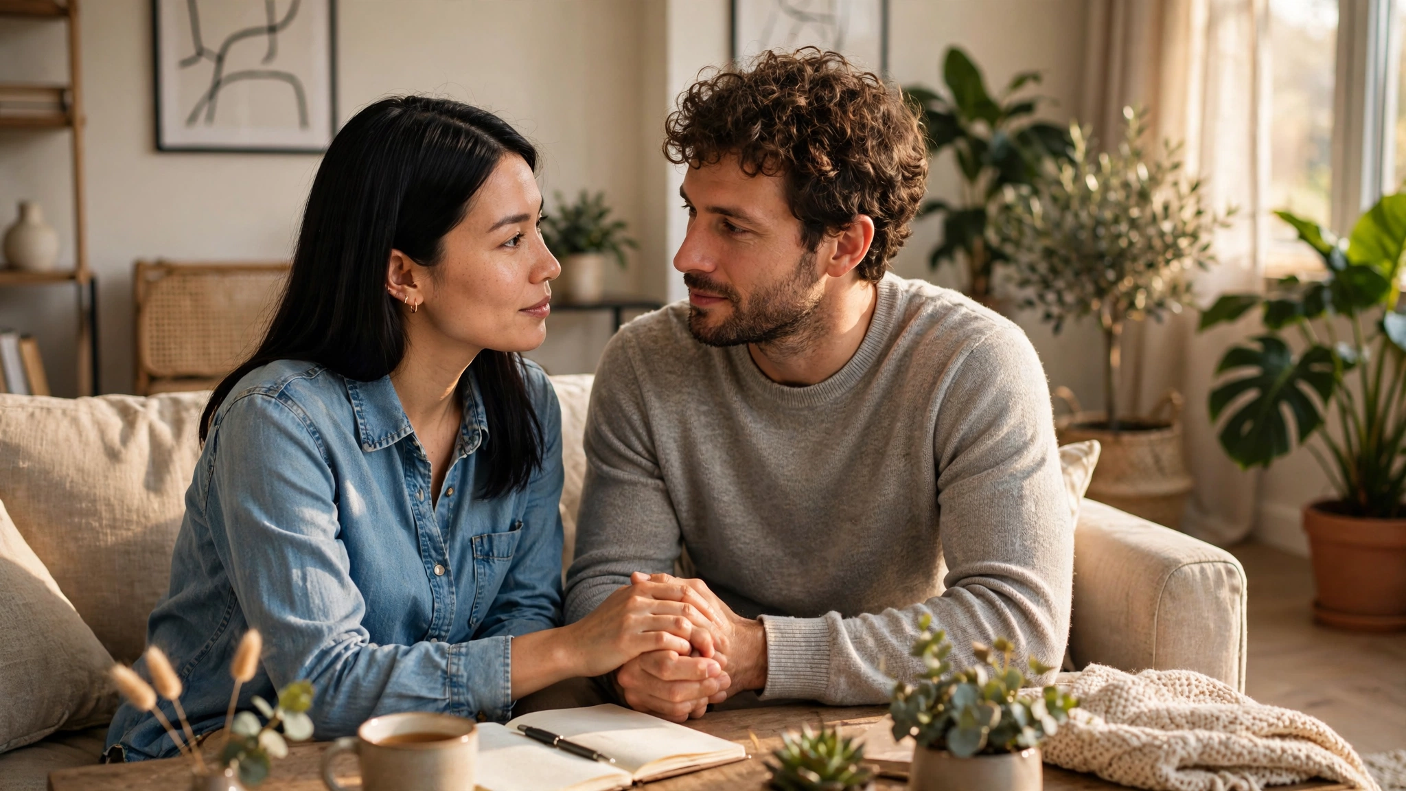 how to communicate in a relationship couple talking calmly
