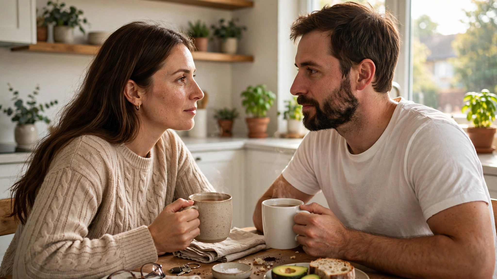 how to communicate in a marriage couple talking natural mobile photo